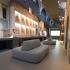 Canapé double face acoustique tissu acoustique, gamme Epomeo - France Bureau