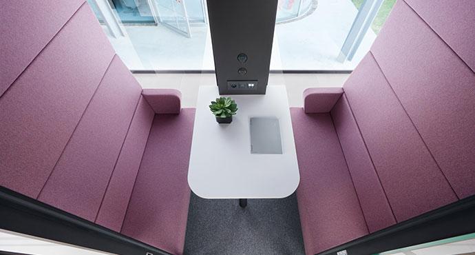 Déclinaisons & tarifs Eresma 4 places Cabine acoustique