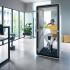 Cabine acoustique pour 1 2 ou 4 personnes, panneau doublé acoustique, gamme Eresma - France Bureau