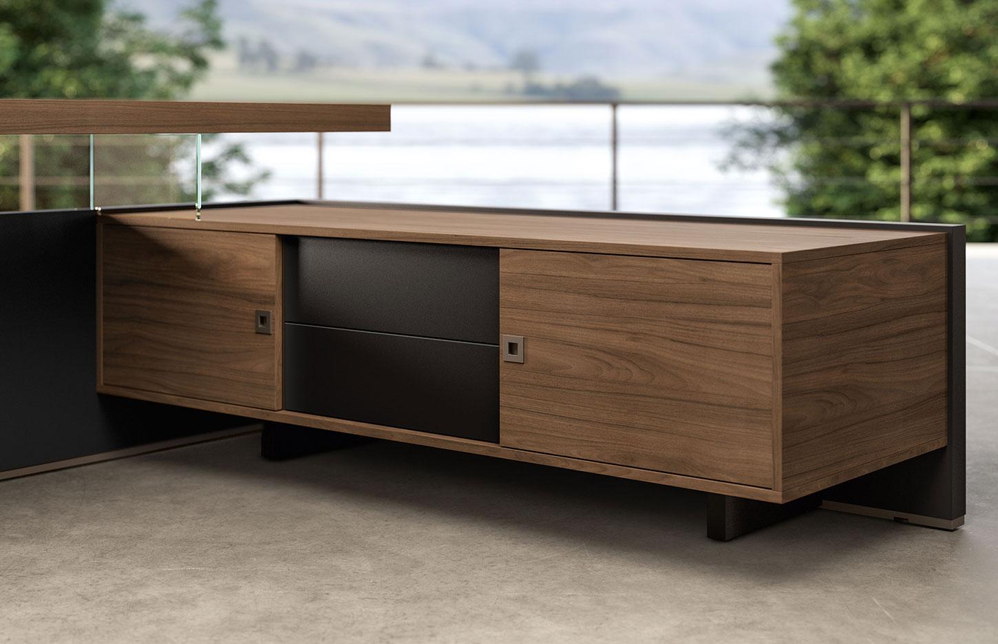 Bureau de direction haut de gamme design, gamme Esino Leaven - France Bureau