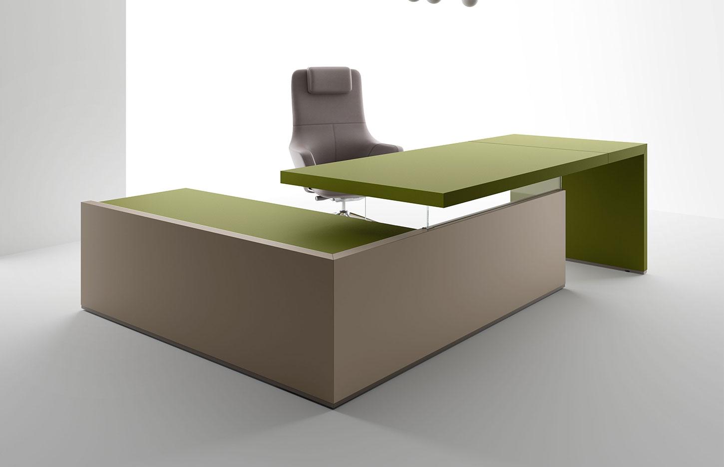 Bureau de direction haut de gamme design, gamme Esino Leaven - France Bureau