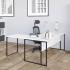 Bureau individuel et open-space pieds noir, Fabrication Française, gamme Etretat, mobilier de bureau France Bureau