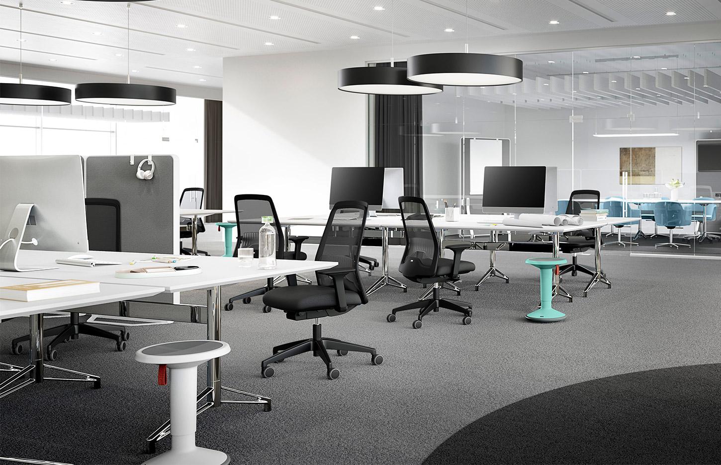 Siège de bureau ergonomique Everysi1 by Interstuhl dossier résille, gamme Everyis1 RB - France Bureau