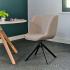 Fauteuil d\'accueil finition beige avec piètement pyramidale - Gamme Foréant - France bureau