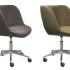Fauteuil de réunion avec base chromée sur roulettes et revêtement interieur tissu et extérieur PU - Gamme Foréant - France Bureau