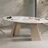 Table de réunion design en bois, similicuir, céramique, gamme Fortezza réunion - France Bureau