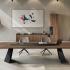 Bureau de direction haut de gamme design bois, gamme Fortezza - France Bureau