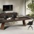 Bureau de direction haut de gamme design bois, gamme Fortezza - France Bureau