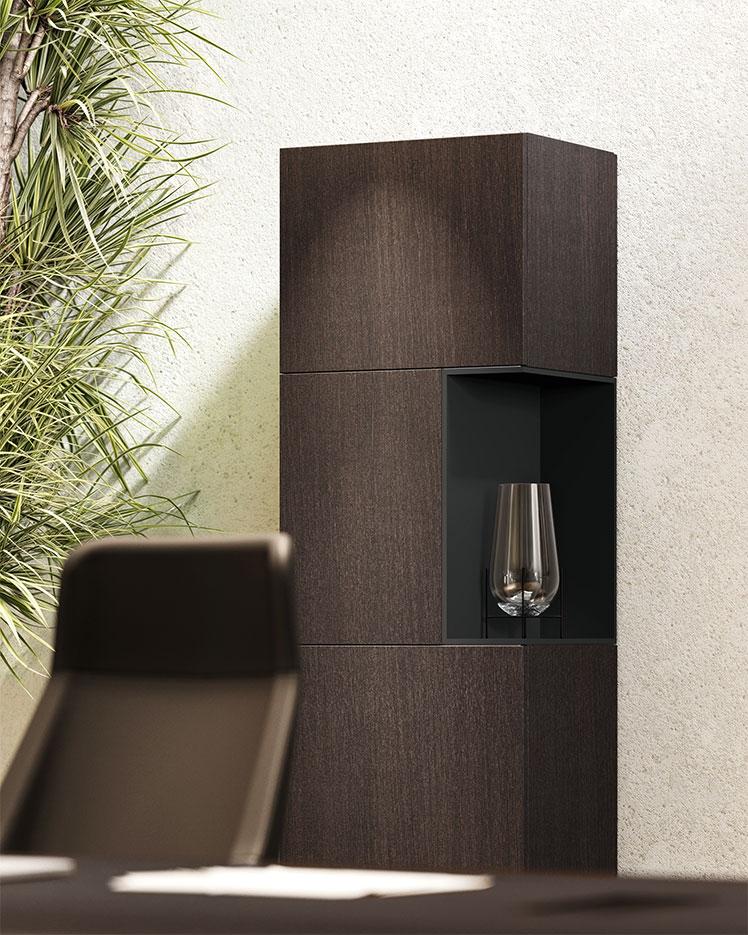 Bureau de direction haut de gamme design bois, gamme Fortezza - France Bureau