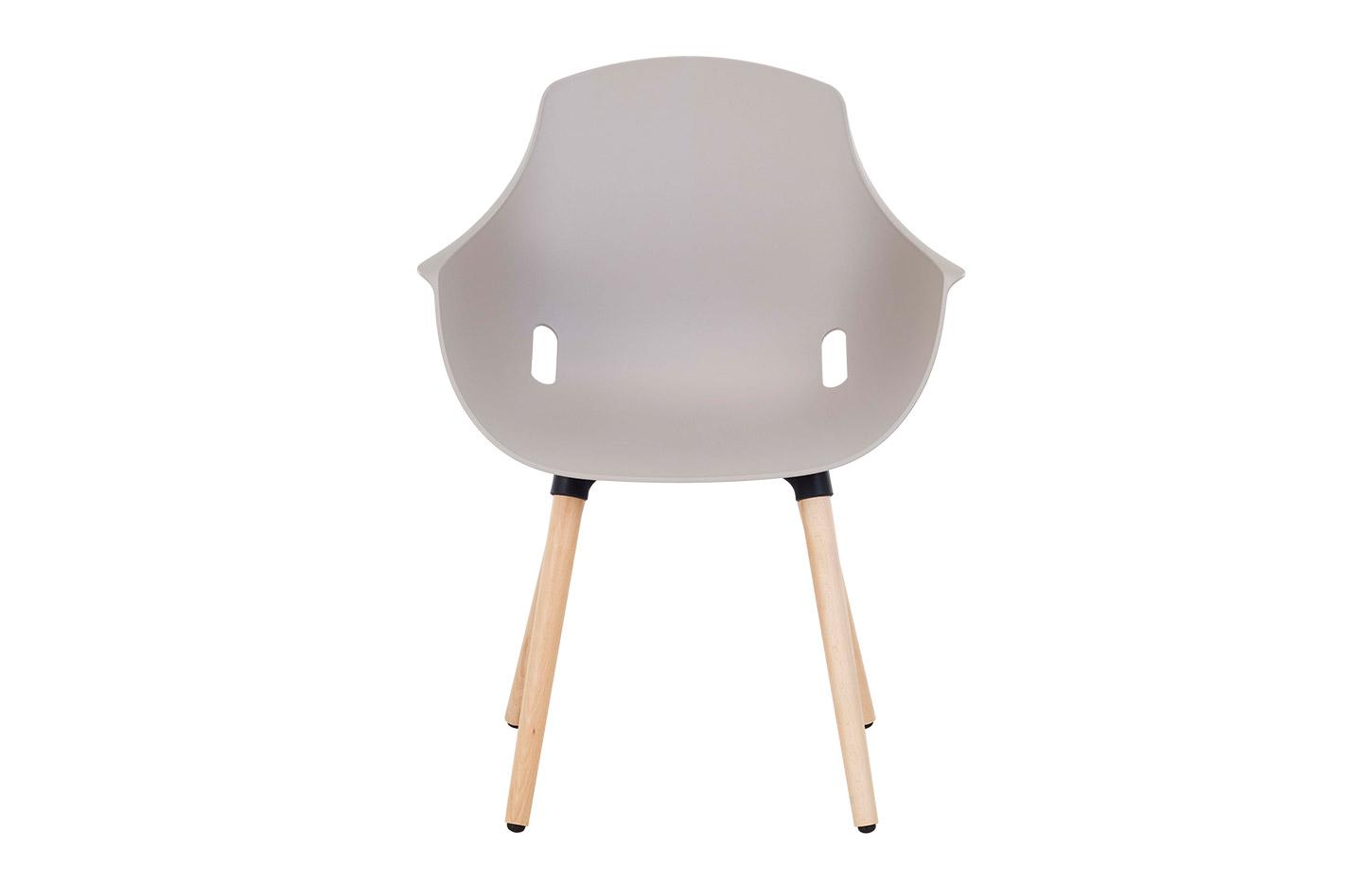Chaise visiteur coque polypropylène pieds bois, Made in France, gamme Frio - France Bureau