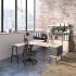 Bureau open-space flex-office coworking bureau tables hautes, gamme Fundy - France Bureau