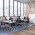 Bureau open-space flex-office coworking bureau tables hautes, gamme Fundy - France Bureau