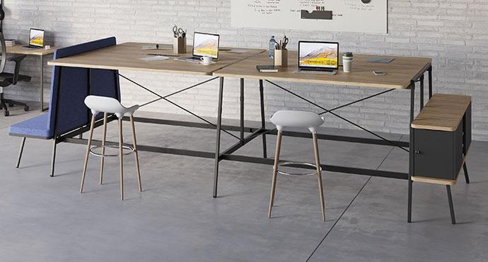 Description Fundy Bureau modulable open space