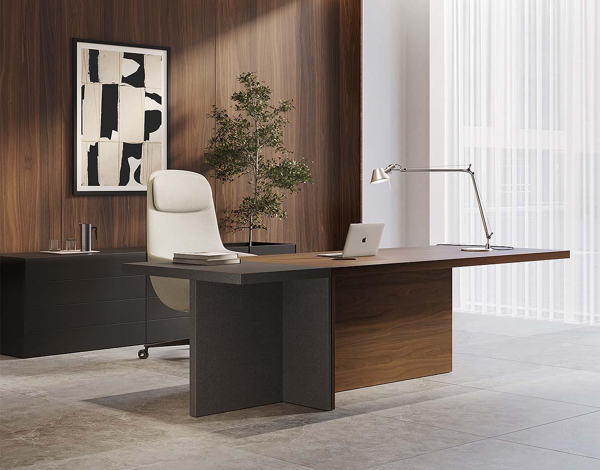 Bureau de direction design haut de gamme Helorus - France Bureau