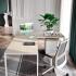 Bureau open-space plateau mélaminé pieds acier avec rangement, gamme Hudson - France Bureau