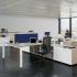 	Bureau partagé pour open-space plateau mélaminé pieds métal, gamme Ifoghas open-space - France Bureau