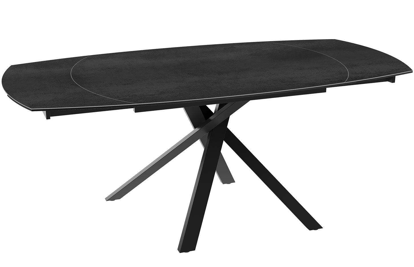 Table de réunion moderne et élégante avec une base croisée et  plateau en céramique - gamme gizeh - France Bureau