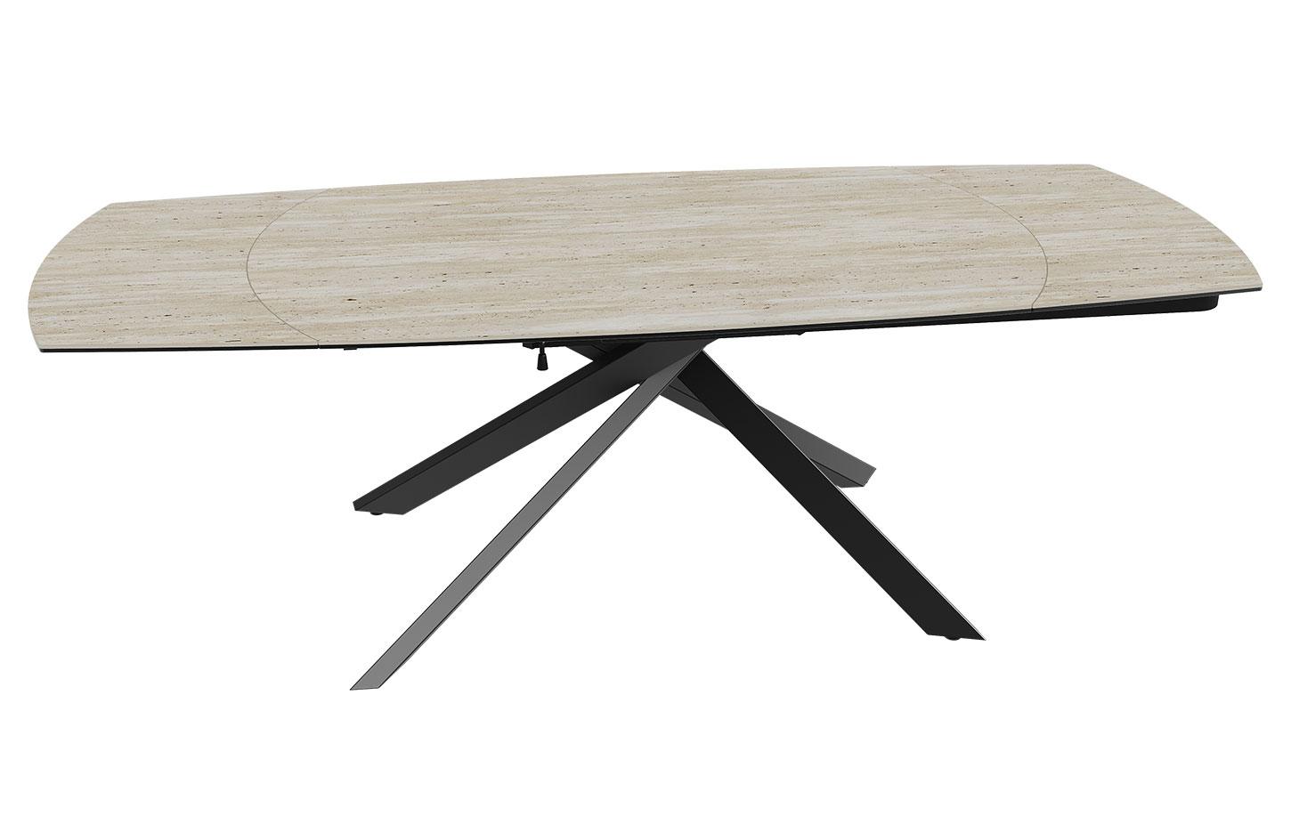 Table de réunion moderne et élégante avec une base croisée et  plateau en céramique - gamme gizeh - France Bureau