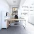 Bureau open-space bureaux sur meuble de rangement, gamme Irazu - France Bureau