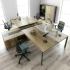 Bureau open-space bureaux sur meuble de rangement, gamme Irazu - France Bureau