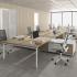 Bureau open-space bureaux sur meuble de rangement, gamme Irazu - France Bureau