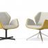 Fauteuil de direction bicolore en tissu ou similicuir, gamme Ivigna - France Bureau