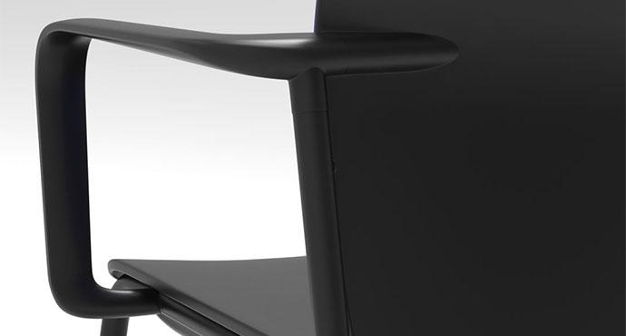 Description Jarama luge Chaise visiteur