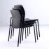 Chaise de réunion en polypropylène dossier reclinable, gamme Jarama Meet - France bureau