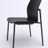 Chaise de réunion en polypropylène dossier reclinable, gamme Jarama Meet - France bureau