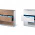 Meuble de bureau à tiroirs plateau mélaminé ou acier, gamme Joos - France Bureau