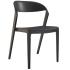 Chaise de réunion en noir polypropylène - gamme jouvet - france bureau
