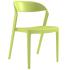 Chaise de réunion en jaune polypropylène  simple et confort - gamme jouvet - france bureau