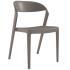 Chaise de réunion en taupe polypropylène  simple et confort - gamme jouvet - france bureau