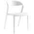 Chaise de réunion en blanc polypropylène  simple et confort - gamme jouvet - france bureau