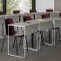 Table de formation individuel avec plateau ABS ou mélmainé 4 hauteurs disponibles - Gamme Kanin - France Bureau