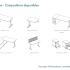 Bureau modulable open space, classique sur crédence ou caisson porteur, gamme Kibo - France Bureau