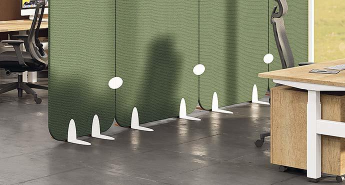 Déclinaisons & tarifs Klero Cloison amovible bureau