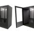 Cabine acoustique 4 places avec table mobile avec connectiques, gamme Koronia 4 places - France Bureau