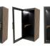 Cabine acoustique noir et bois avec tablette et prises et USB, gamme Koronia Wood 1 place - France Bureau