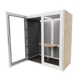 Koronia wood 2 places Cloison de bureau