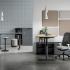 Bureau ergonomique réglable en hauteur électriquement, gamme Lavaredo - France Bureau