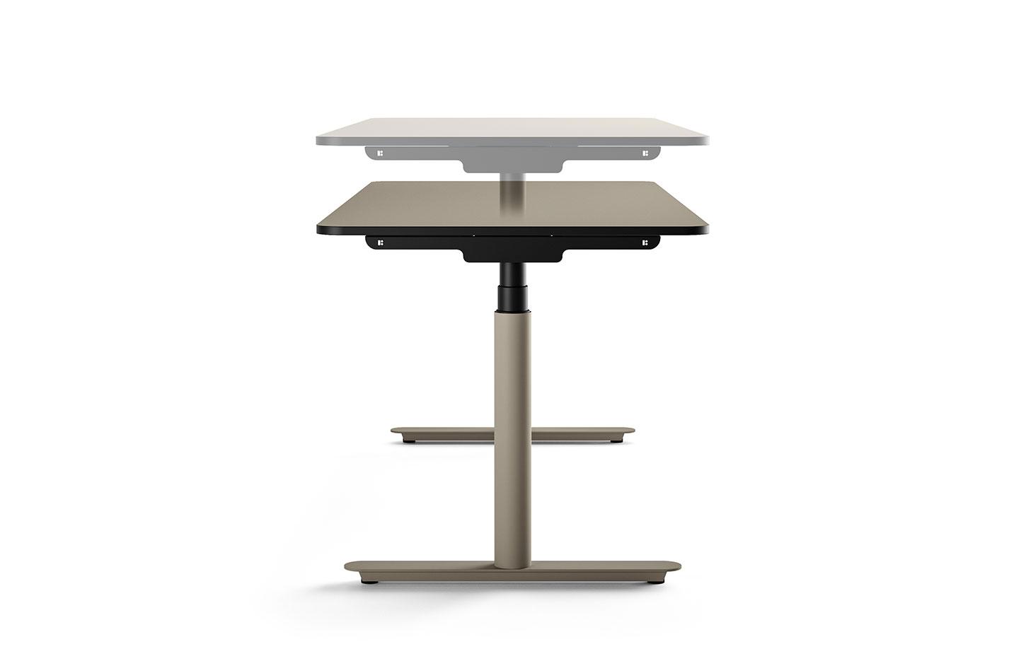 Bureau ergonomique réglable en hauteur électriquement, gamme Lavaredo - France Bureau