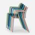 Chaise de collectivité coque polypropylène, gamme Lessinia, mobilier de bureau France Bureau