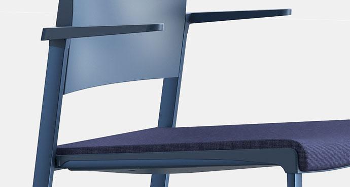 Description Lido Chaise avec tablette
