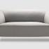Canapé 2 ou 3 places en tissu ou similicuir avec 4 pieds métal - Gamme Ligurie - France Bureau