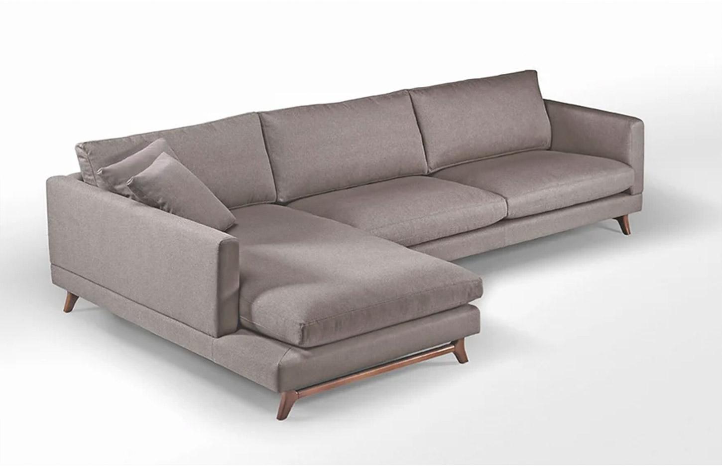 Canapé 2 places confortable - pieds bois, gamme Lima - France Bureau