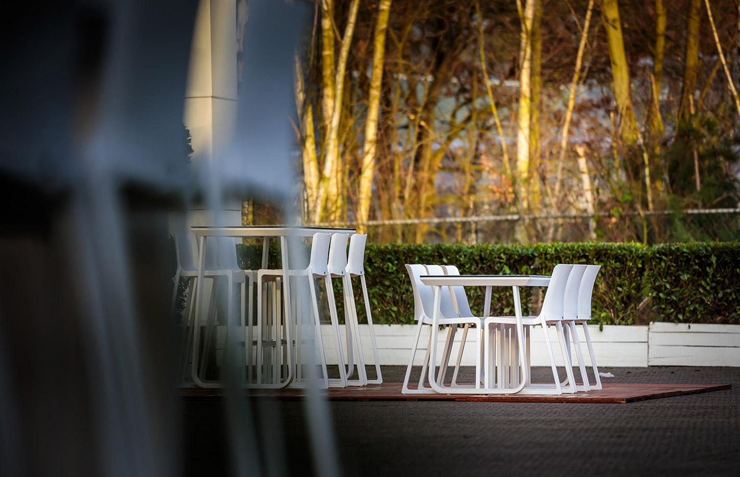 Table et chaise d'extérieur pliable Lunda