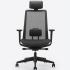 Siège de bureau ergonomique translation d\'assise soutien lombaire tetiere, gamme Luvana - France Bureau