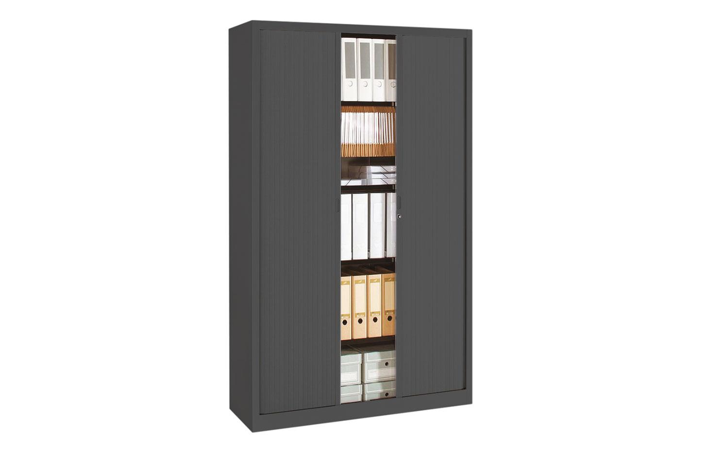 Armoire haute à rideaux pas cher en métal, gamme Lys haut - France Bureau