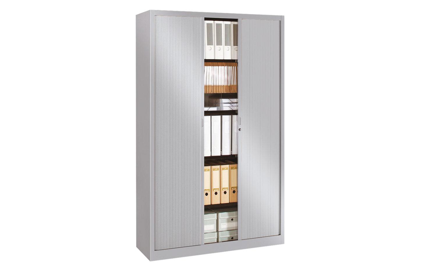 Armoire haute à rideaux pas cher en métal, gamme Lys haut - France Bureau